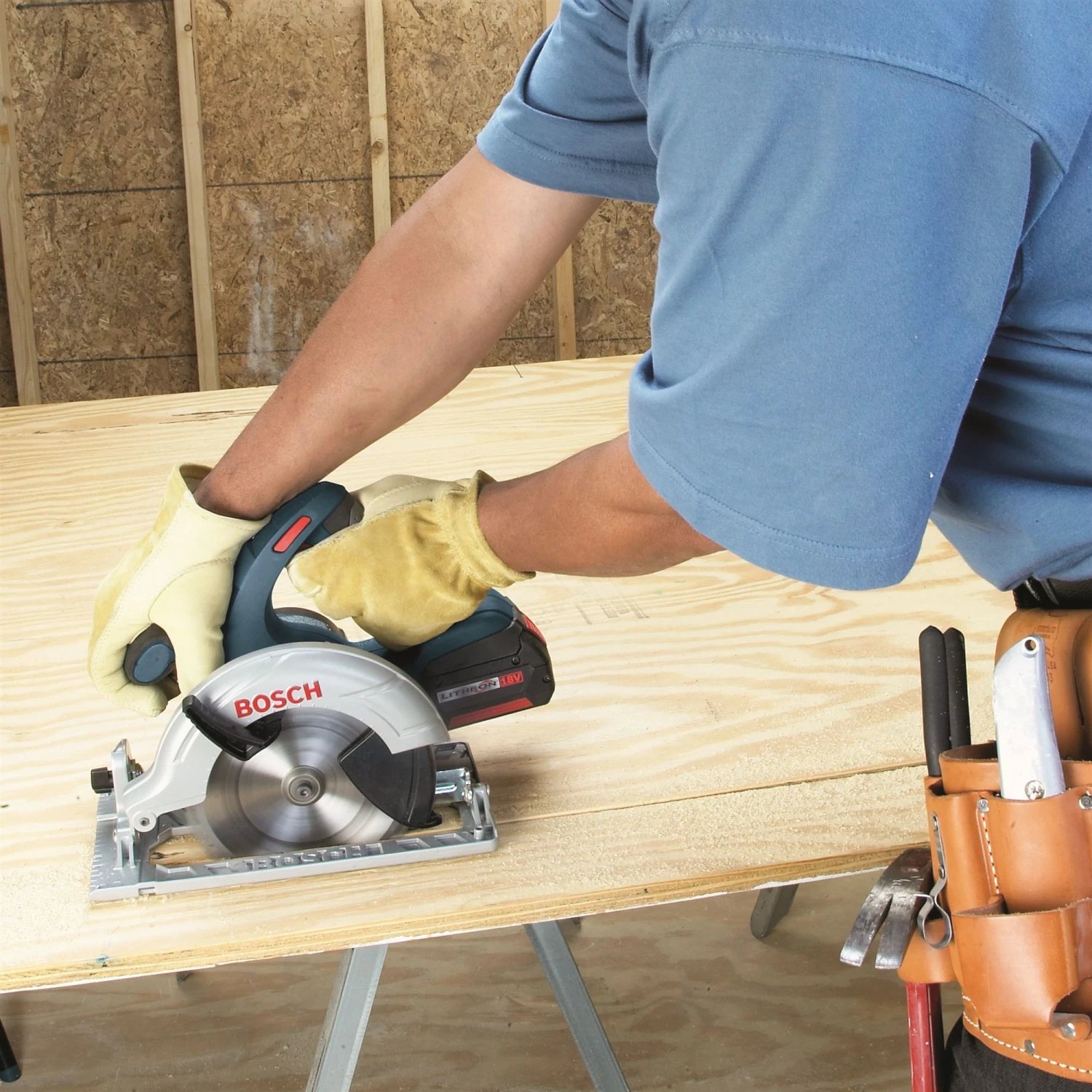 Bosch CCS180B 18V 6-1/2 In. Circular Saw (Bare Tool) 3 Bosch CCS180B 18V 6-1/2 In. Circular Saw (Bare Tool) - Image 3