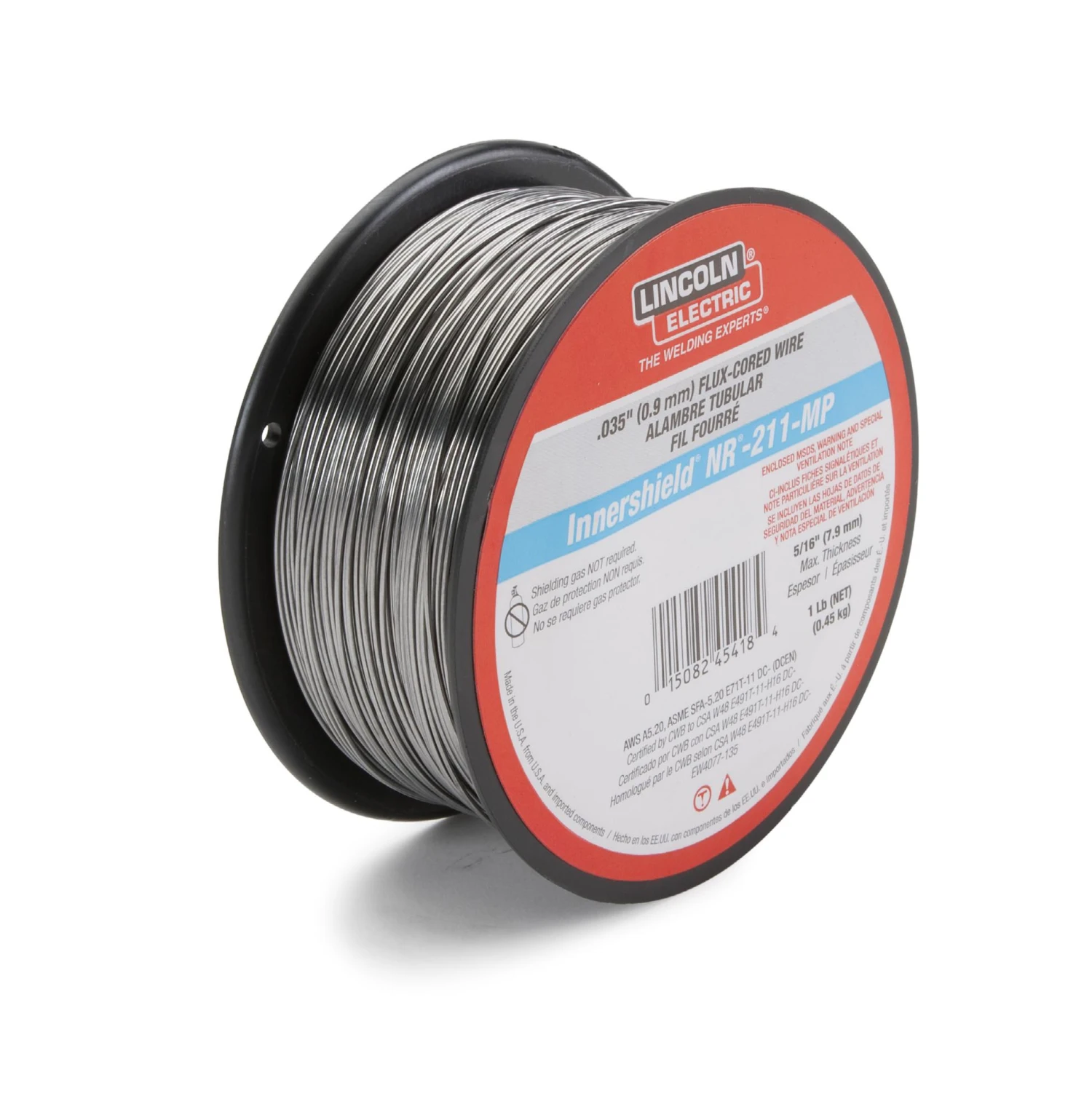 Lincoln Electric® NR211 Flux-cored Wire 0.035 In. - 1LB Spool 2 Lincoln Electric® NR211 Flux-cored Wire 0.035 In. - 1LB Spool - Image 2