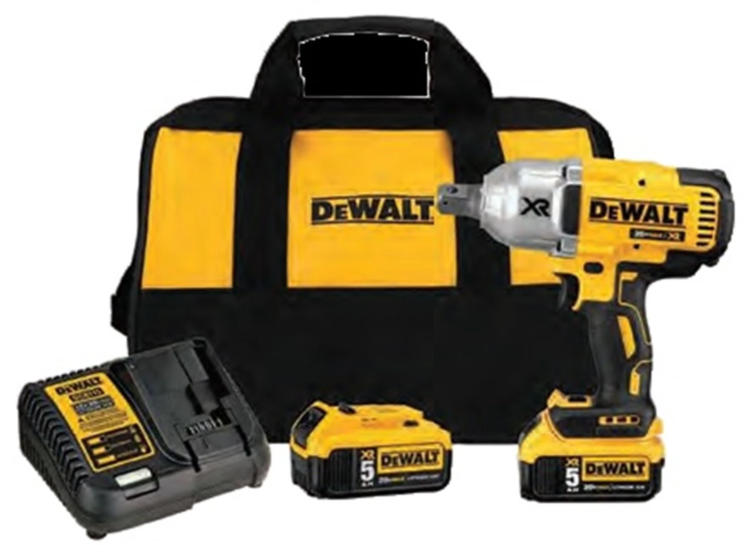 DeWalt® 20V Brushless Impact Wrench Kit 3/4In 1 DeWalt® 20V Brushless Impact Wrench Kit 3/4In