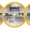DeWalt® 10" Saw Blades 3-Pack
