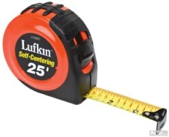 LUFKIN TAPE MEASURE SELF-CENTERING 1"X25'