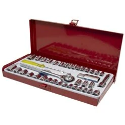 SOCKET SET 40PC ¼IN 3/8IN DR. SAE & METRIC