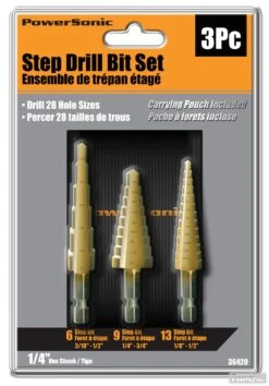 Step Drill Bit Set