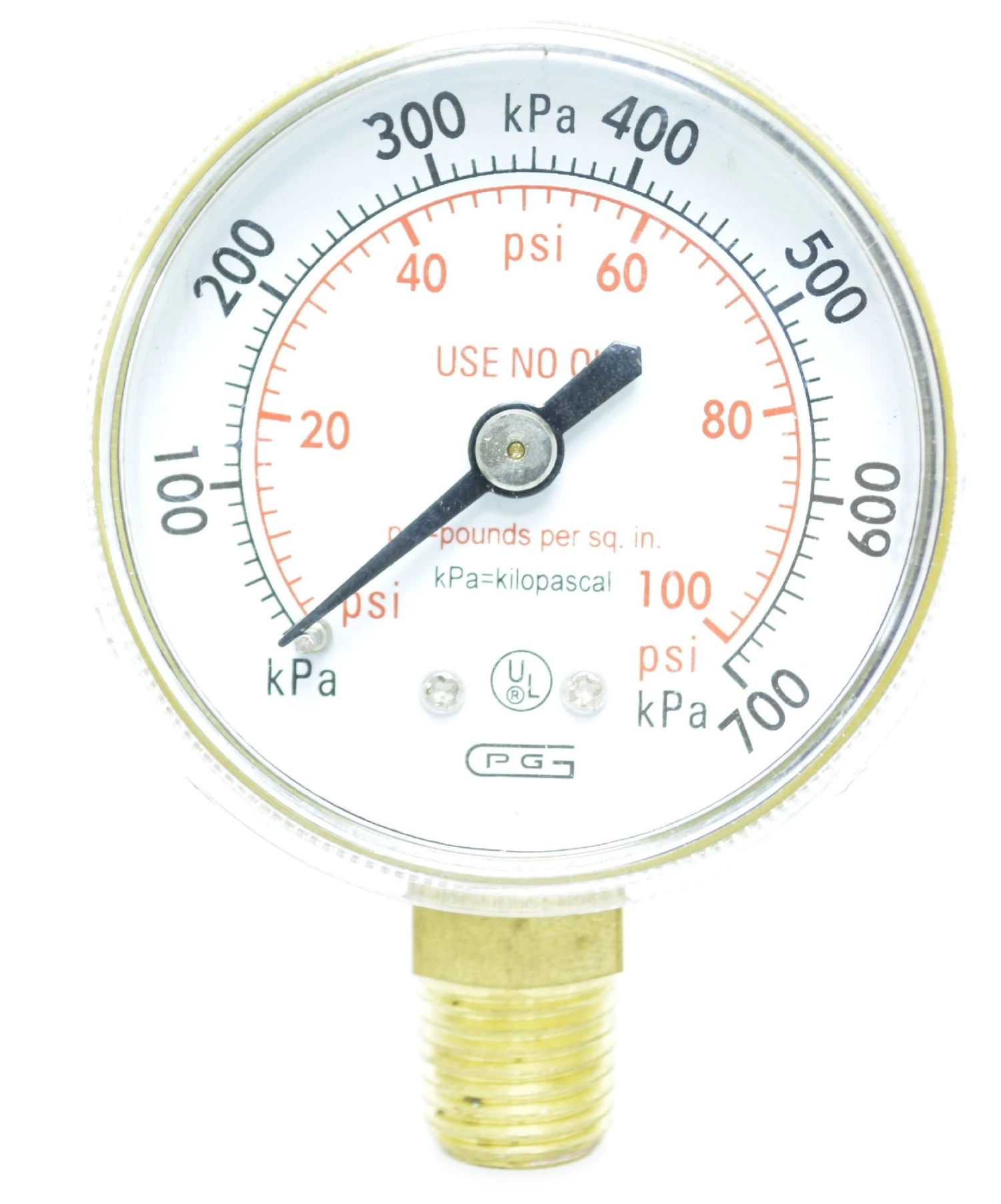 K-T PRESSURE GAUGE OXYGEN 100 LB 2 K-T PRESSURE GAUGE OXYGEN 100 LB - Image 2