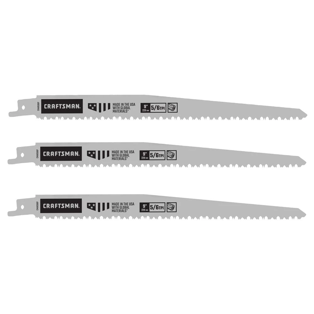 CRAFTSMAN 9IN PRUNING RECIP SAW BLD 3-CT 1 CRAFTSMAN 9IN PRUNING RECIP SAW BLD 3-CT