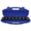 SOCKET SET 9PC 3/4"DEEP IMPACT