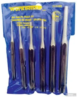 6 Piece Roll Pin Punch Set