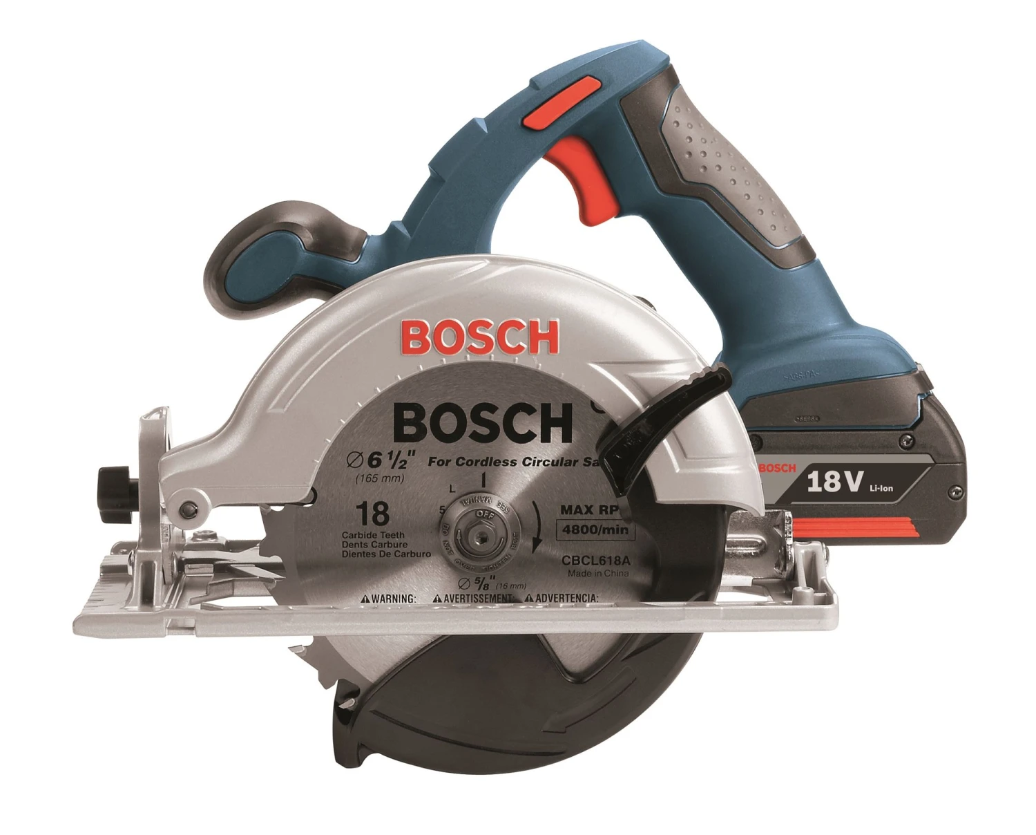 Bosch CCS180B 18V 6-1/2 In. Circular Saw (Bare Tool) 2 Bosch CCS180B 18V 6-1/2 In. Circular Saw (Bare Tool) - Image 2