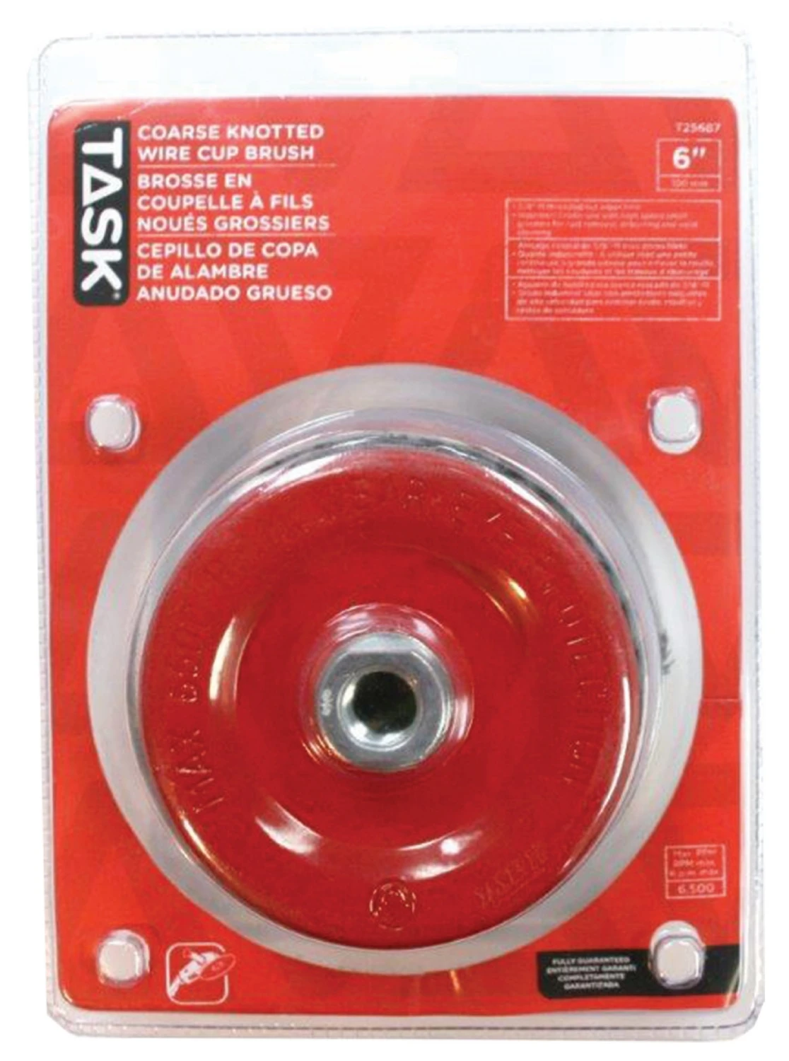 WHEEL CUP 6" COARSE STL KNOT 1 WHEEL CUP 6" COARSE STL KNOT