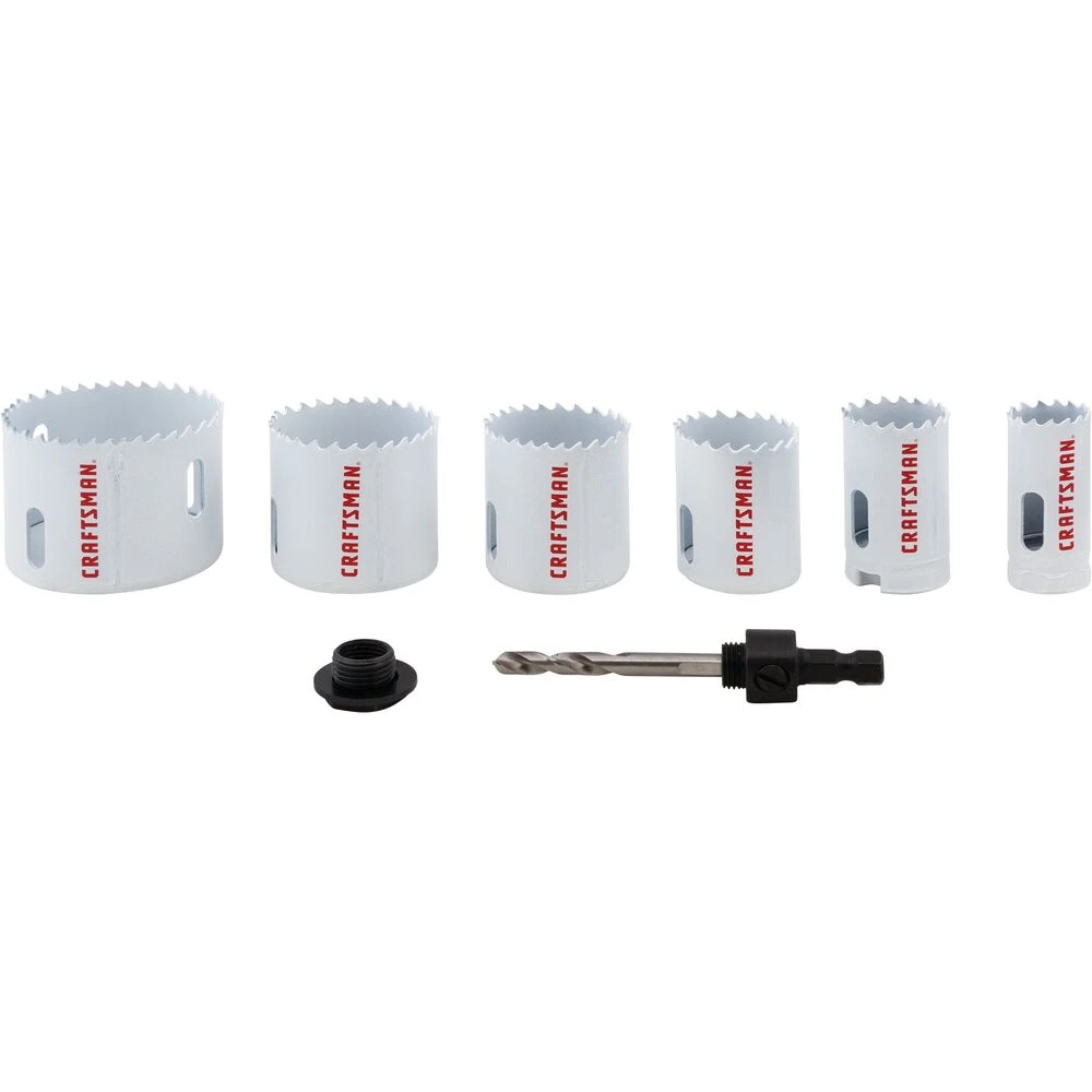 CRAFTSMAN 7PC BM HOLESAW SET 1 CRAFTSMAN 7PC BM HOLESAW SET
