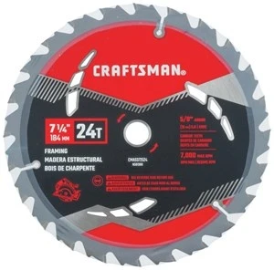 Craftsman 7 1/4" 24T MPP SAW BLADE BULK SECURITY 1 Craftsman 7 1/4" 24T MPP SAW BLADE BULK SECURITY