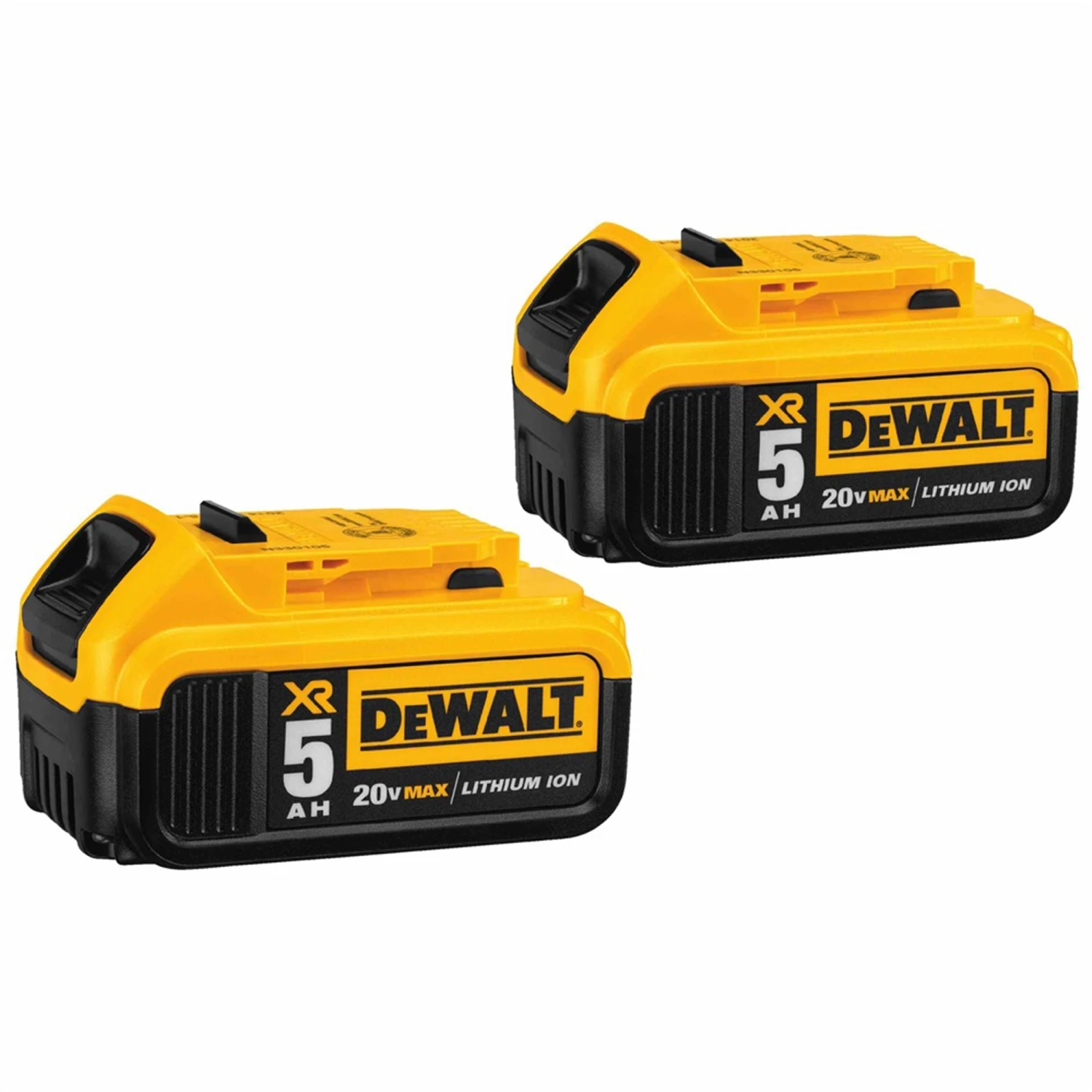 DeWalt® 20V MAX* XR® 5Ah Battery 2-pack 1 DeWalt® 20V MAX* XR® 5Ah Battery 2-pack