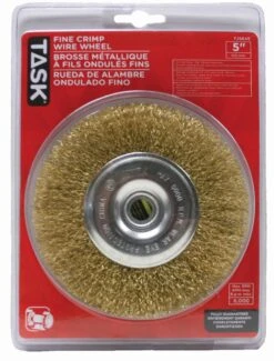 WHEEL 5" WIRE CRIMP FINE