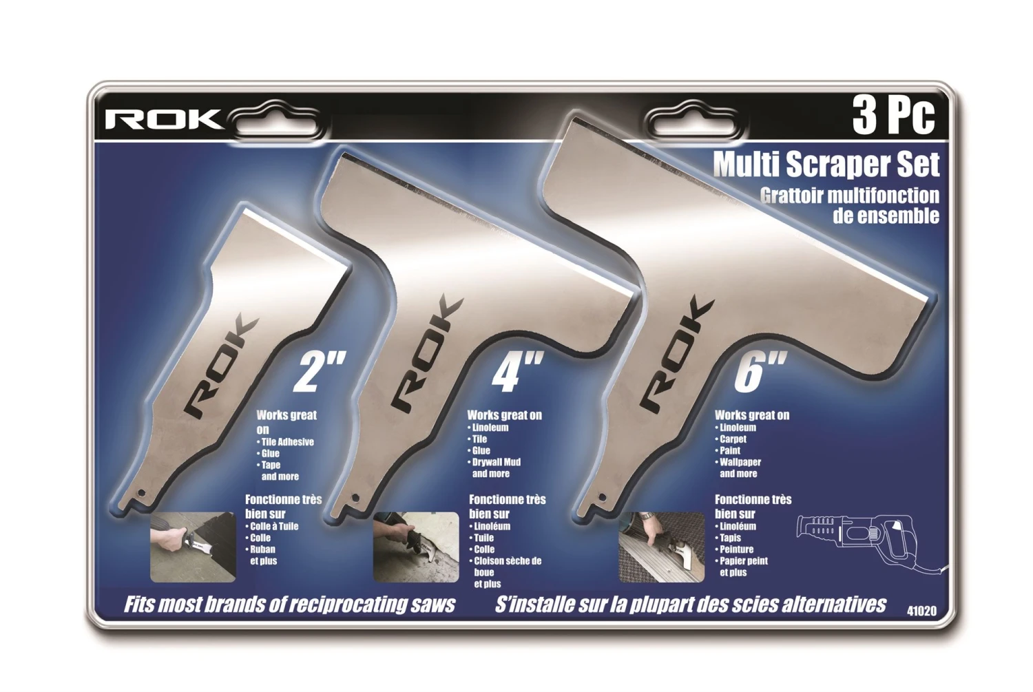 3 PIECE ROK SCRAPER SET 2 3 PIECE ROK SCRAPER SET - Image 2
