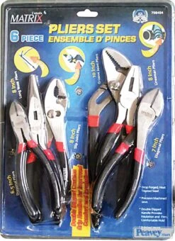 6 Piece Pliers Set