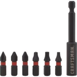 Craftsman 3" STAINLES HOLDER W/ 1" BITS 7 PC