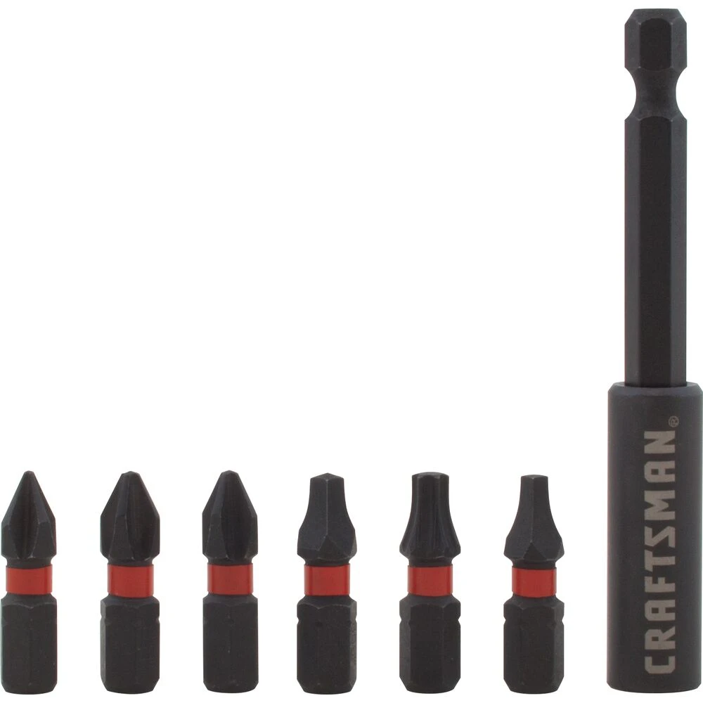 Craftsman 3" STAINLES HOLDER W/ 1" BITS 7 PC 1 Craftsman 3" STAINLES HOLDER W/ 1" BITS 7 PC