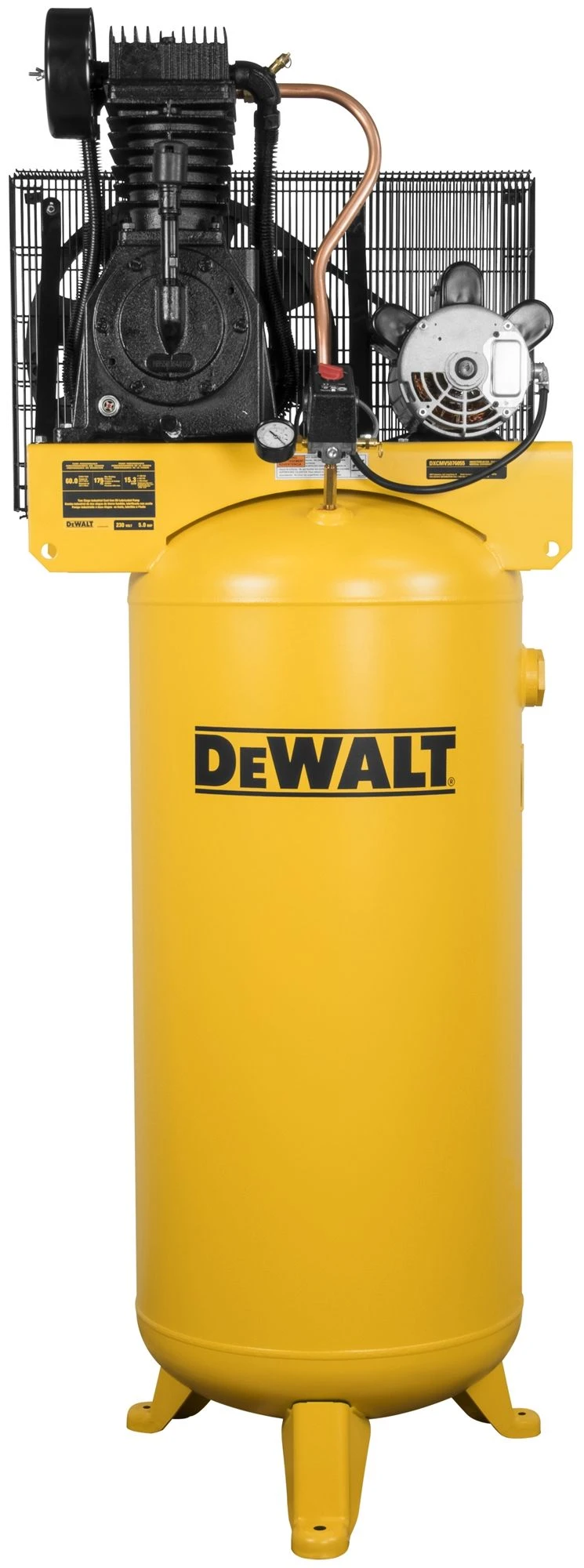 DeWalt® 60 Gal. 175 PSI Two Stage Stationary Electric Air Compressor 1 DeWalt® 60 Gal. 175 PSI Two Stage Stationary Electric Air Compressor
