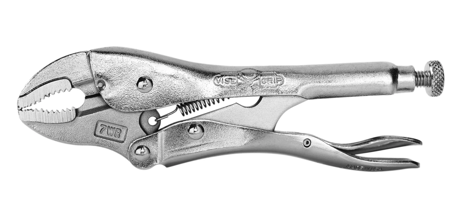 IRWIN 7" CURVED JAW VISE GRIP LOCKING PLIERS WITH WIRE CUTTER 6 IRWIN 7" CURVED JAW VISE GRIP LOCKING PLIERS WITH WIRE CUTTER - Image 6