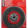 WHEEL CUP 5" COARSE STL CRIMP