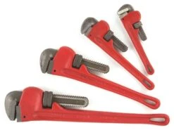 4 PIECE PIPE WRENCH SET