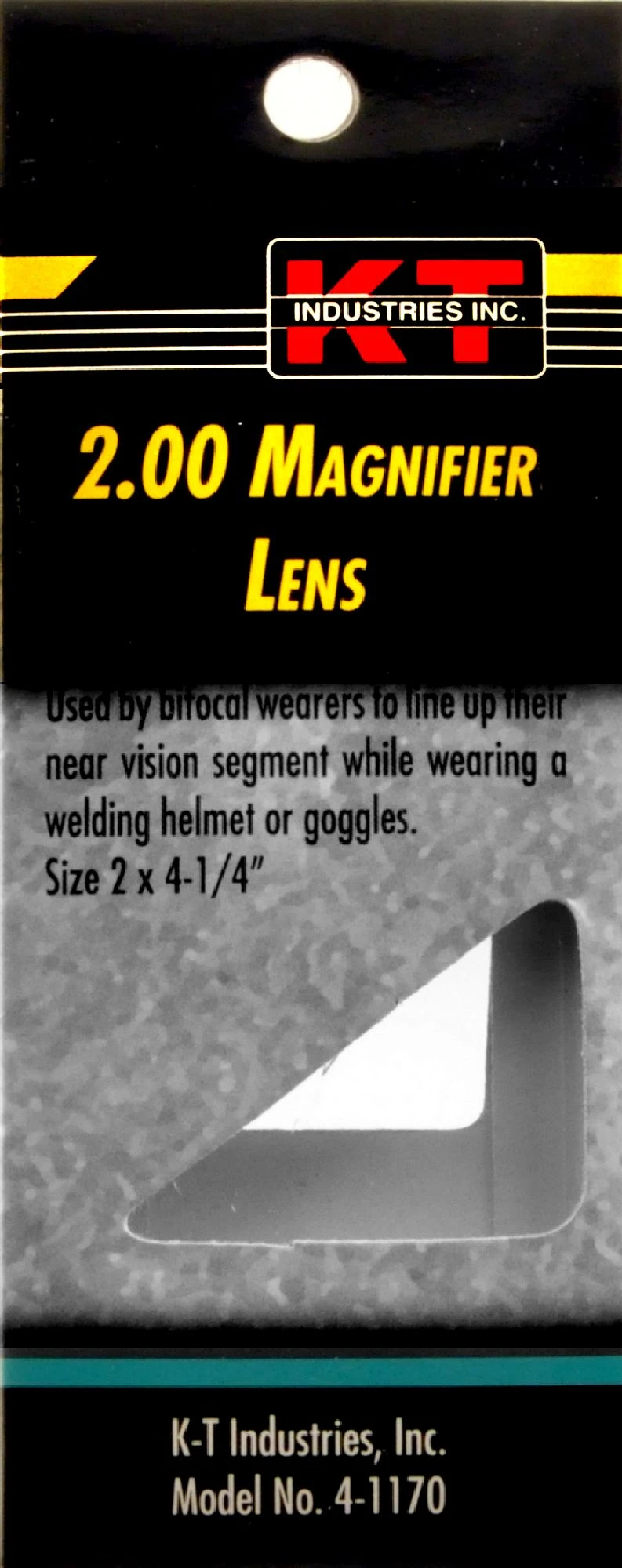 K-T 2 X 4 2.0 MAGNIFIER LENS 1 K-T 2 X 4 2.0 MAGNIFIER LENS