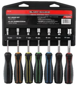 Black Diamond® Metric Nut Driver Set, 7pc -Home Tools Store 87c9a842 bf9b 48b5 b0b3 b6a8aca10b10