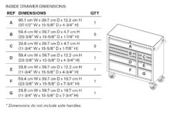 Montezuma® 41" X 18" 11 Drawer Cabinet -Home Tools Store 89443ef6 8478 4840 b9ff 09d76e9893d8