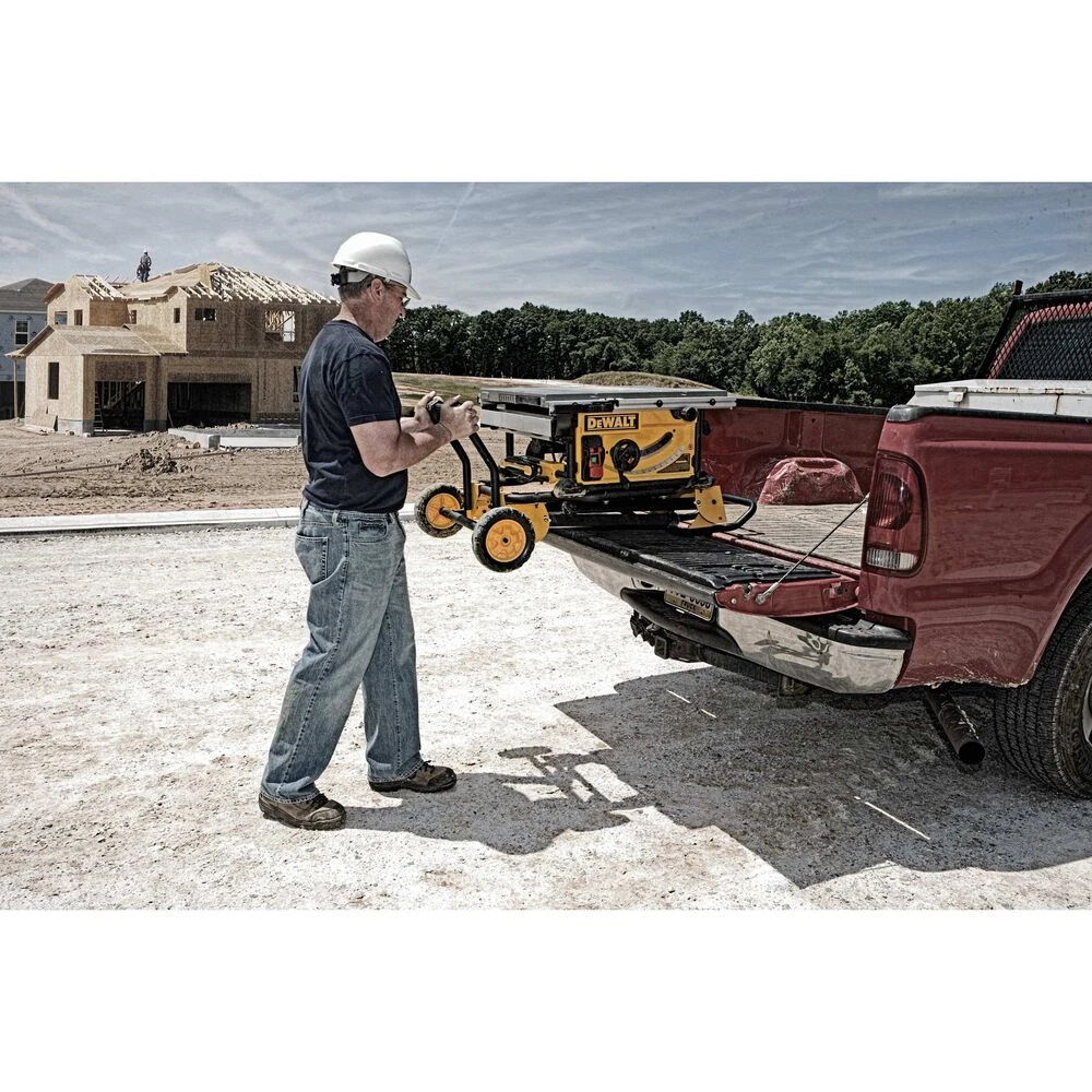DeWalt® Jobsite Table Saw With Rolling Stand 4 DeWalt® Jobsite Table Saw With Rolling Stand - Image 4