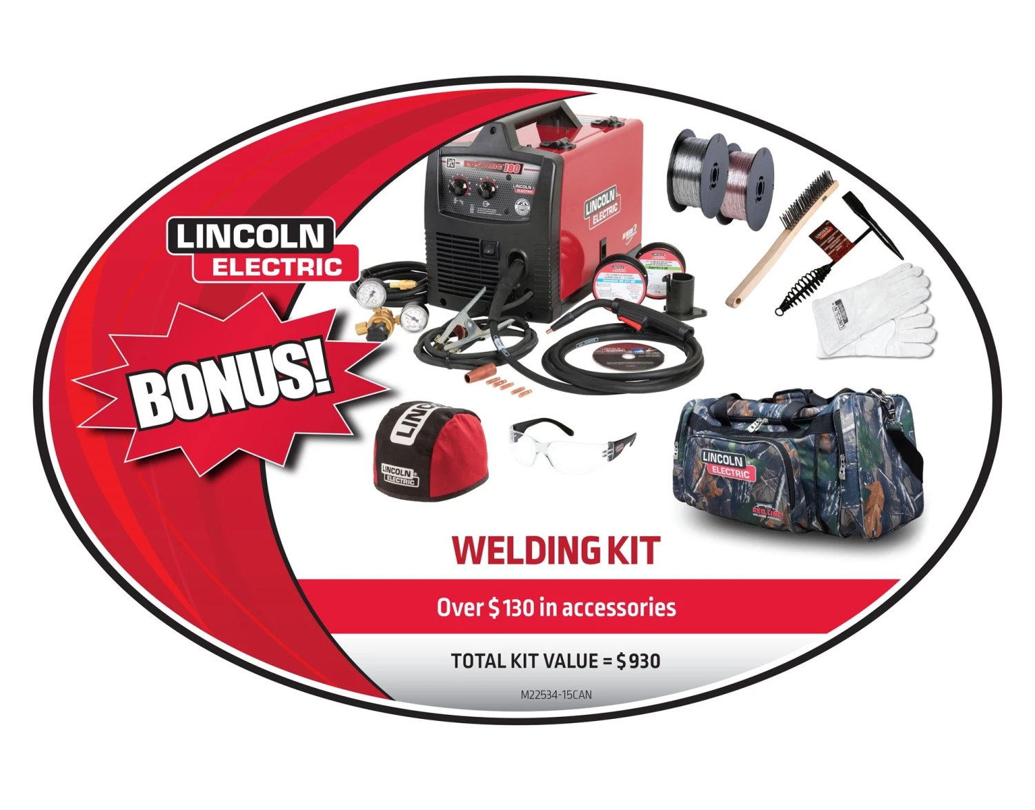 Lincoln Electric® Easy MIG 180 With Bonus Kit 2 Lincoln Electric® Easy MIG 180 With Bonus Kit - Image 2