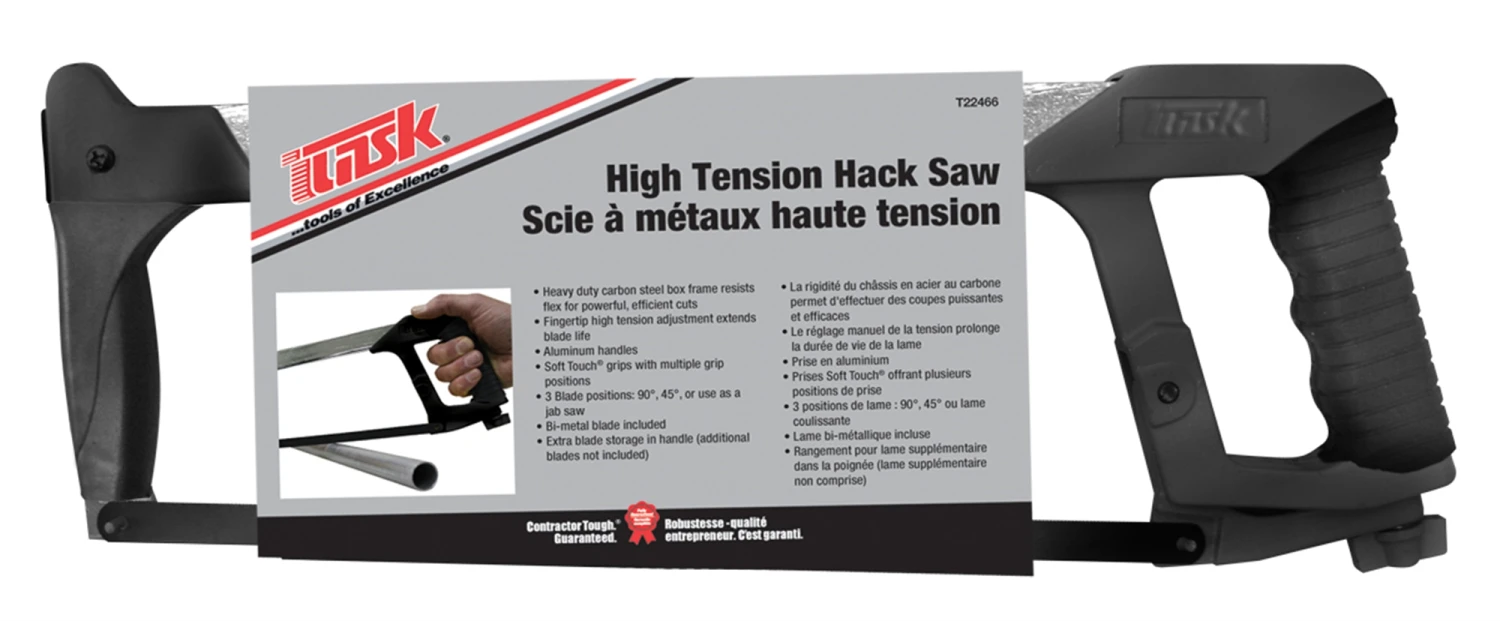 HIGH TENSION HACKSAW 1 HIGH TENSION HACKSAW