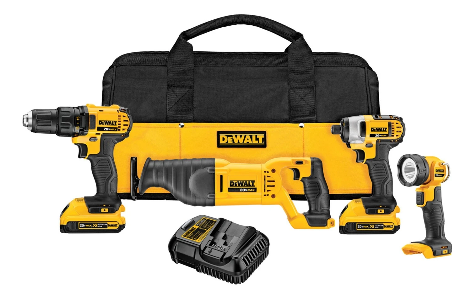 DeWalt® 20V Li-Ion 4 Tool Kit 2 DeWalt® 20V Li-Ion 4 Tool Kit - Image 2