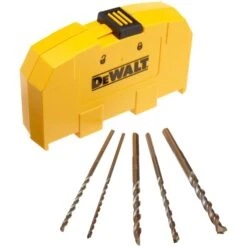 DEWALT 5 PIECE PREMIUM PRECUSSION MASONRY DRILL BIT SET -Home Tools Store 98db7ae4 286e 4705 a781 abfc98147cc7