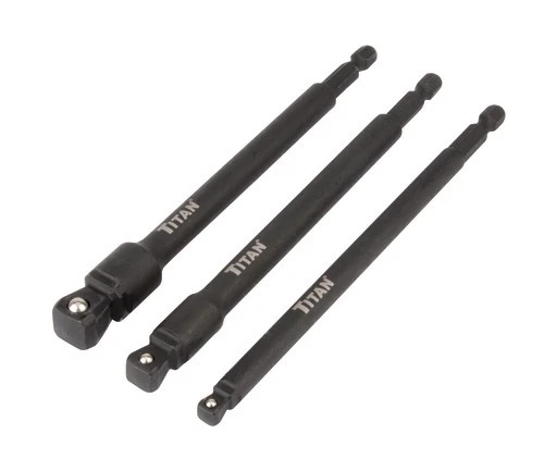 TITAN 3PC IMPACT WOBBLE SOCKET ADAPTER 1 TITAN 3PC IMPACT WOBBLE SOCKET ADAPTER