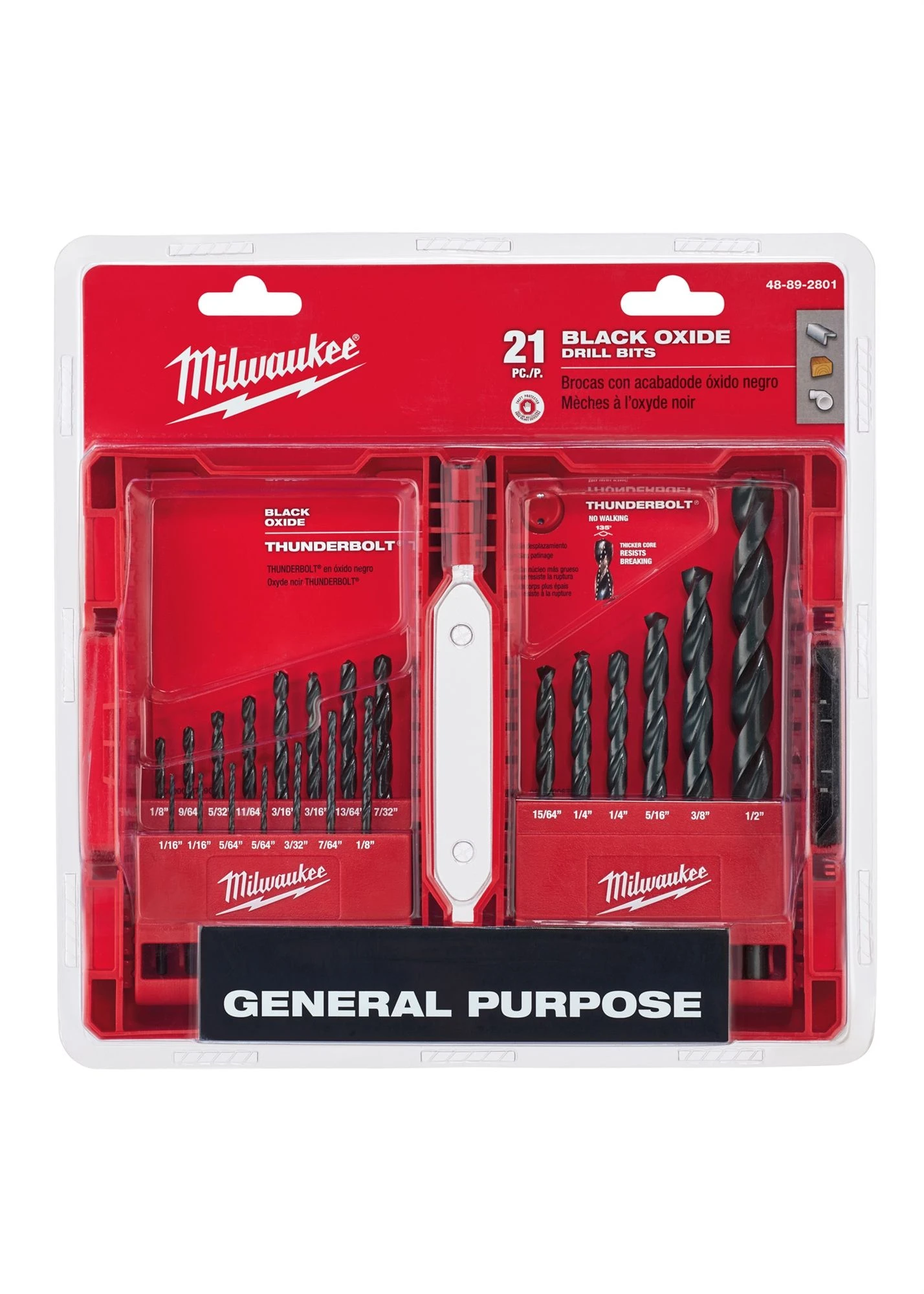 MILWAUKEE THUNDERBOLT® BIT DRILL BLACK OXIDE 21PC 5 MILWAUKEE THUNDERBOLT® BIT DRILL BLACK OXIDE 21PC - Image 5