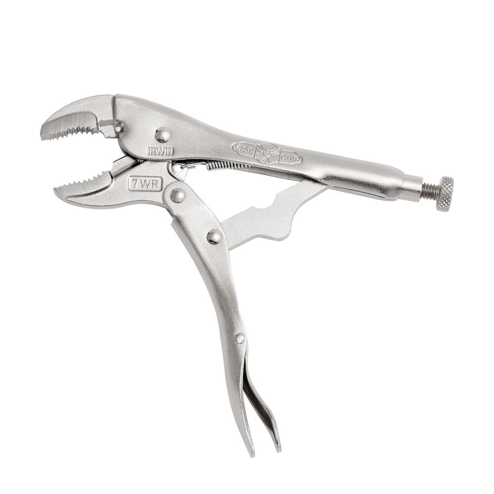 IRWIN 7" CURVED JAW VISE GRIP LOCKING PLIERS WITH WIRE CUTTER 4 IRWIN 7" CURVED JAW VISE GRIP LOCKING PLIERS WITH WIRE CUTTER - Image 4