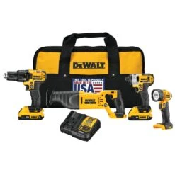 DeWalt® 20V Li-Ion 4 Tool Kit