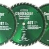 3 Pack Carbide Saw Blades