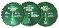 3 Pack Carbide Saw Blades