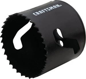 CRAFTSMAN 2 1/4-IN BM UNARBORED HOLESAW 1 CRAFTSMAN 2 1/4-IN BM UNARBORED HOLESAW