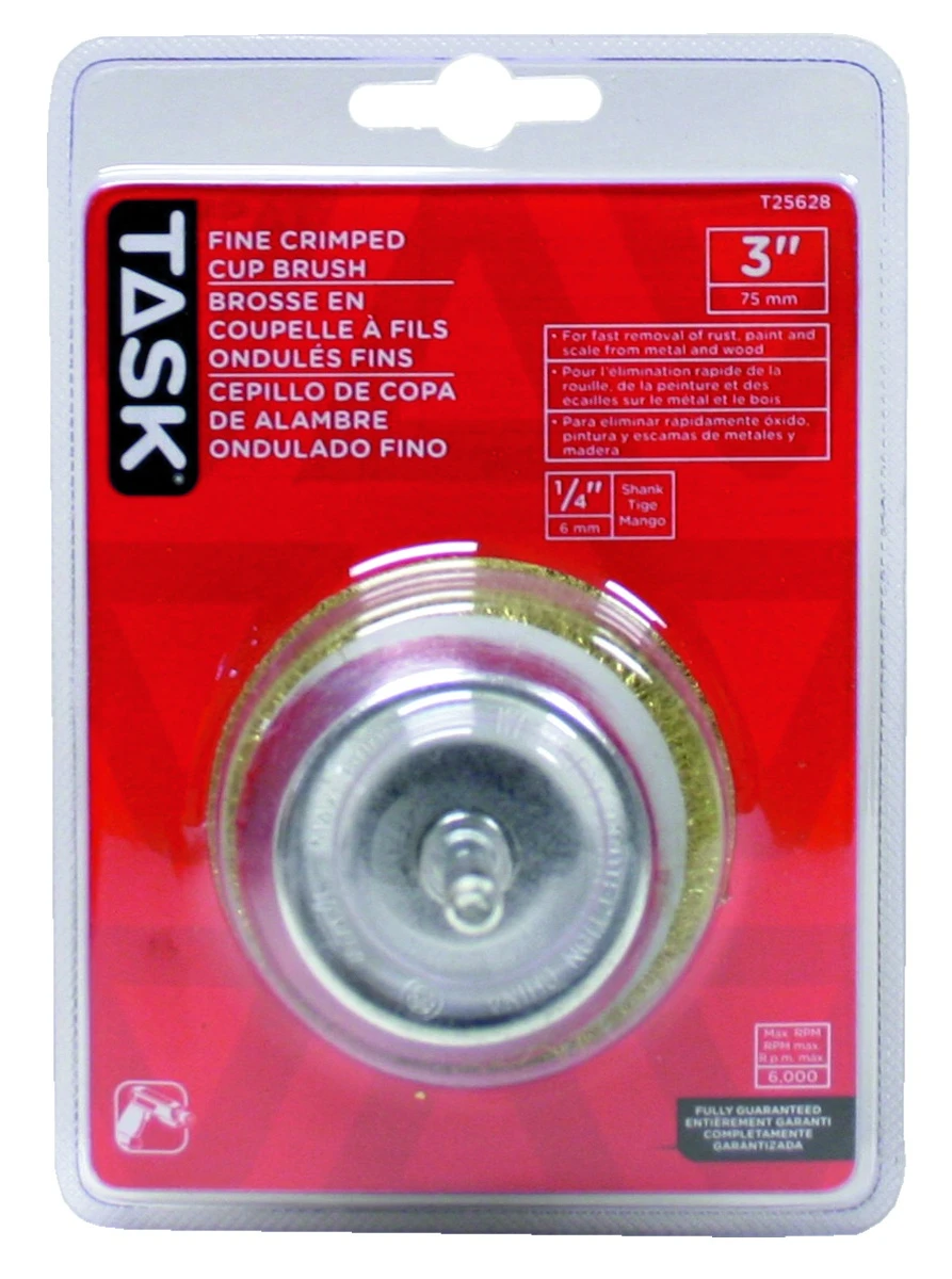 WIRE CUP FINE CRIMP 3INCH 1 WIRE CUP FINE CRIMP 3INCH