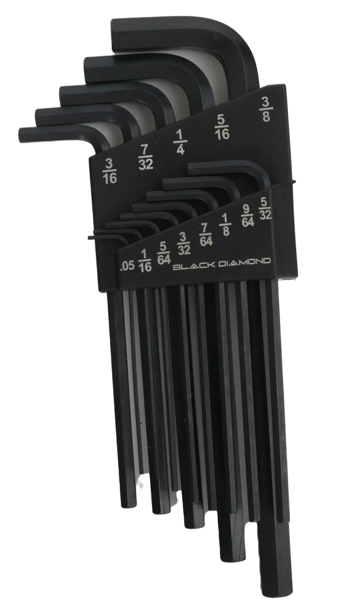 Black Diamond® SAE Hex Key Wrench Set, 13 Pcs 1 Black Diamond® SAE Hex Key Wrench Set, 13 Pcs