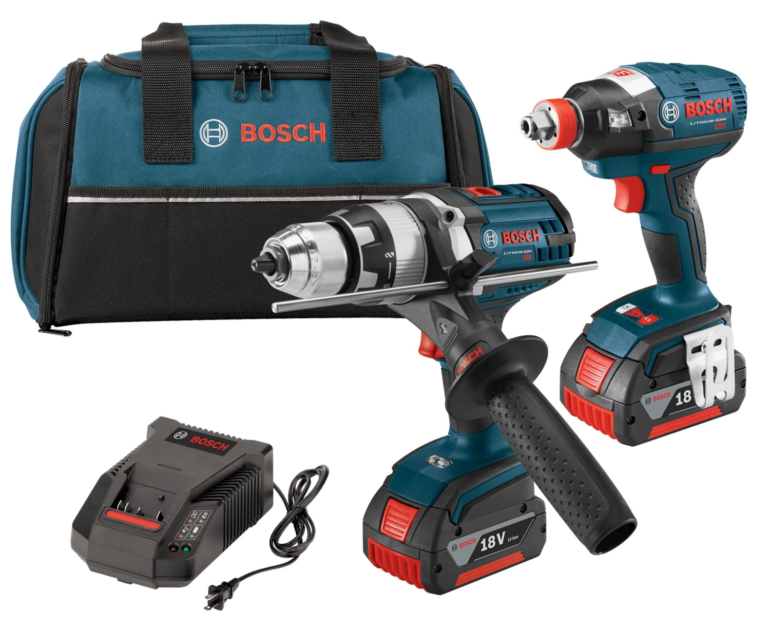 BOSCH 18V 2-TOOL COMBO KIT WITH EC BRUSHLESS 1/4 IN. AND 1/2 IN. SOCKET-READY IMPACT DRIVER AND BRUTE TOUGH™ 1/2 IN. HAMMER DRILL/DRIVER 1 BOSCH 18V 2-TOOL COMBO KIT WITH EC BRUSHLESS 1/4 IN. AND 1/2 IN. SOCKET-READY IMPACT DRIVER AND BRUTE TOUGH™ 1/2 IN. HAMMER DRILL/DRIVER