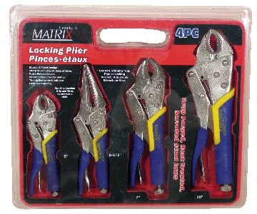 4 Piece Locking Pliers Set 1 4 Piece Locking Pliers Set