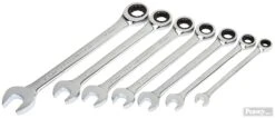 7 Piece Ratcheting Wrench Set