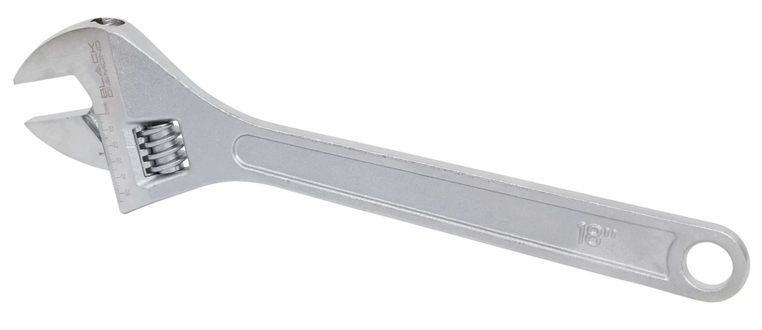 Black Diamond® 18" Adjustable Wrench 3 Black Diamond® 18" Adjustable Wrench - Image 3