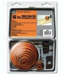 POWER SONIC 16 PIECE HOLE SAW SET