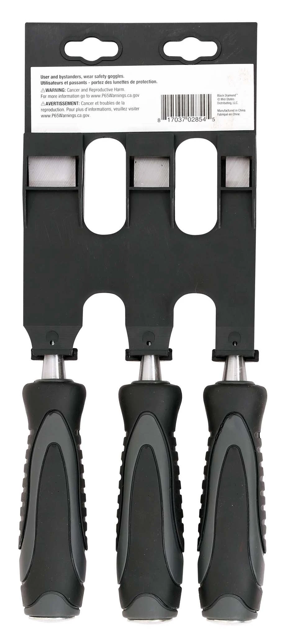 Black Diamond® 3 Pcs Chisel Set With Strike End 2 Black Diamond® 3 Pcs Chisel Set With Strike End - Image 2