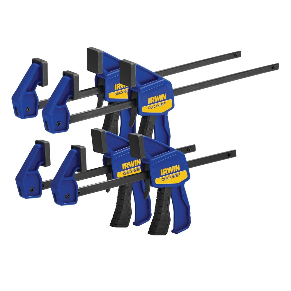 Irwin 4 Piece Quick Grip™ Mini Clamp Set 1 Irwin 4 Piece Quick Grip™ Mini Clamp Set