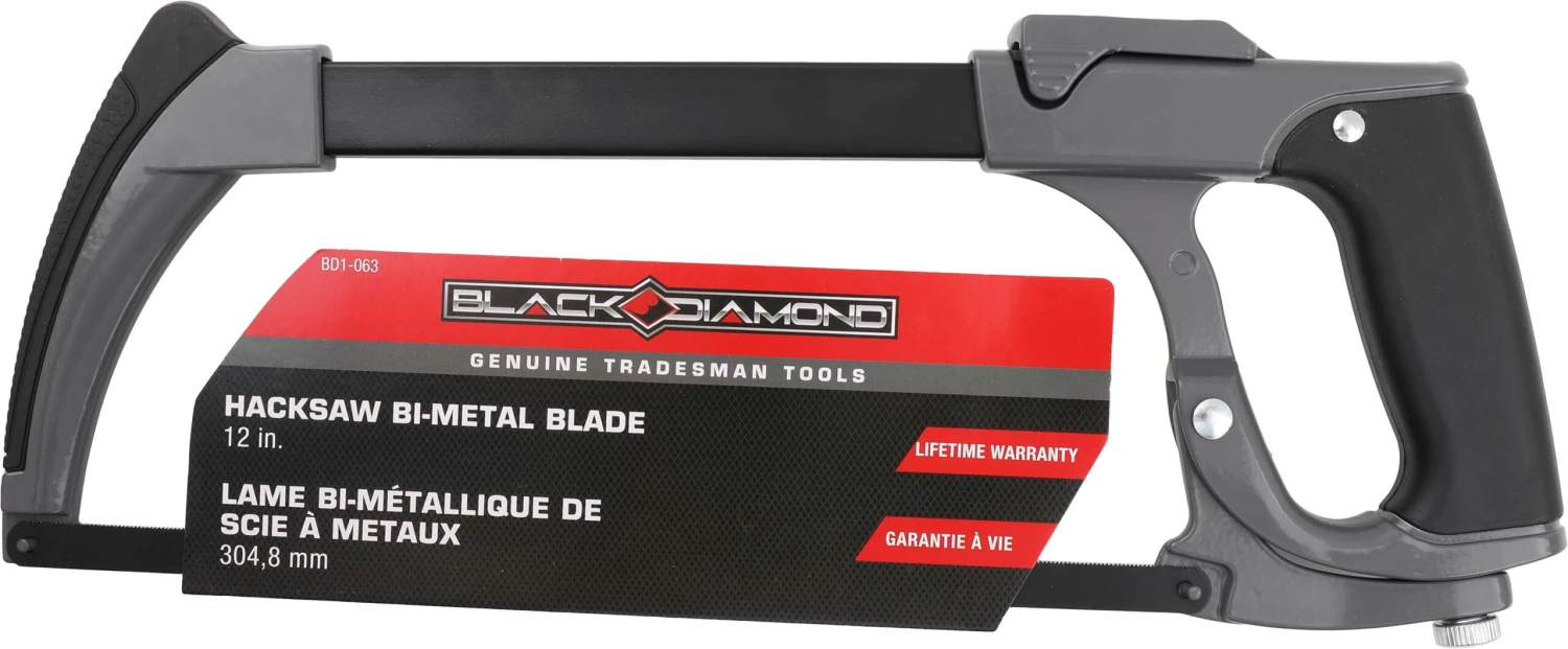 Black Diamond® 12" Hack Saw With Blade 3 Black Diamond® 12" Hack Saw With Blade - Image 3